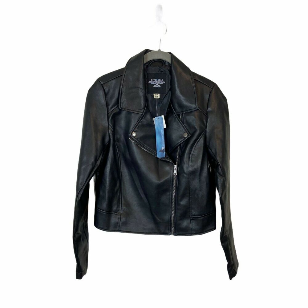 Riverdale Southside Serpents Jacket Vegan Leather Archie Comic Jughead Size S/M